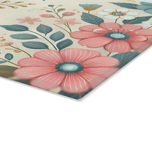 Pink Blossom Glass Cutting Board - Fashion Inspired - Dipaliz - Boards