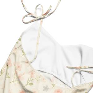 Pink Floral Midi Dress – Built-in Bra - Dipaliz - Dresses - Xs