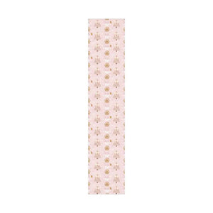 Home Decor - Pink Gingerbread Holiday Gift Wrap Whimsical Snowman - Dipaliz
