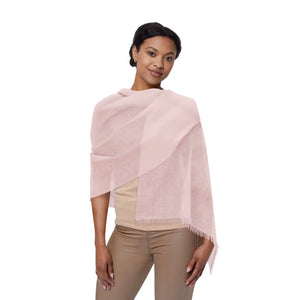 Pink Heart Lightweight Scarf – Minimalist ?Love’ Accent Wrap - Scarves & Shawls
