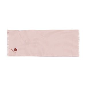 Pink Heart Lightweight Scarf – Minimalist ?Love’ Accent Wrap - Scarves & Shawls