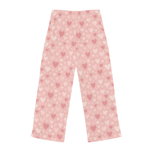 Vibrant Pink Hearts Premium Pajama Pants - Dipaliz - Pajamas - Xs