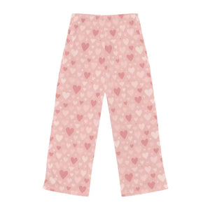 Premium Pajama Pants - Vibrant Pink Hearts Patterns - Dipaliz - Pajamas