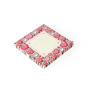 Colorful Pink Hearts Sticky Notes - Premium Paper - Dipaliz