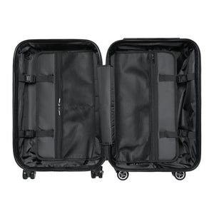 Pink Hibiscus Travel Luggage – Removable Lined Interior - Dipaliz - Suitcases