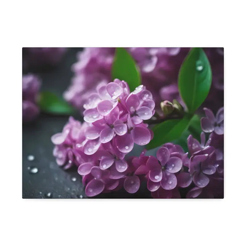 Enchanting Pink Lilac Flowers Canvas: Elegance for any Room! - Canvas