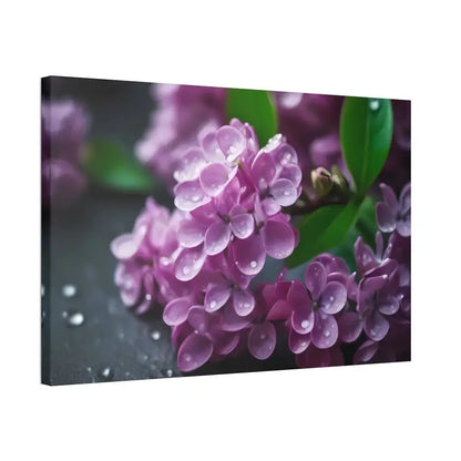 Enchanting Pink Lilac Flowers Canvas: Elegance for any Room! - Canvas