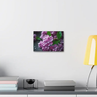 Enchanting Pink Lilac Flowers Canvas: Elegance for any Room! - Canvas