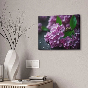 Pink Lilac Flowers Canvas – Semi-glossy Finish - Dipaliz - Prints