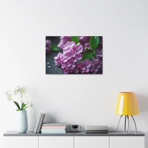 Pink Lilac Flowers Canvas – Semi-glossy Finish - Dipaliz - Prints