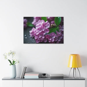 Pink Lilac Flowers Canvas – Semi-glossy Finish - Dipaliz - Prints