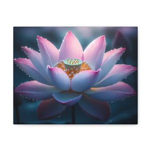 Canvas - Mesmerizing Pink Lotus Gallery Wraps - Dipaliz 14″ x 11″ / 1.25’’