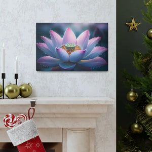 Canvas - Mesmerizing Pink Lotus Gallery Wraps - Dipaliz
