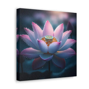 Canvas - Mesmerizing Pink Lotus Gallery Wraps - Dipaliz
