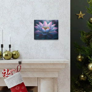 Canvas - Mesmerizing Pink Lotus Gallery Wraps - Dipaliz