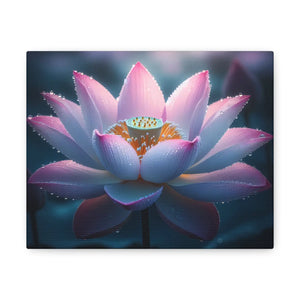 Pink Lotus Canvas – Premium Cotton Wall Art - Dipaliz - Prints