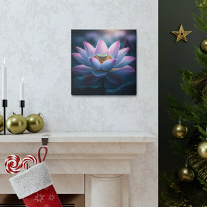Pink Lotus Canvas – Premium Cotton Wall Art - Dipaliz - Prints