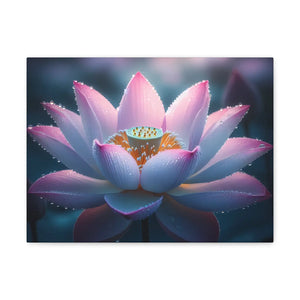 Pink Lotus Canvas – Premium Cotton Wall Art - Dipaliz - Prints