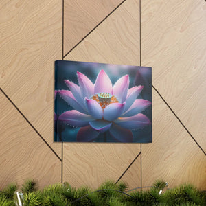 Pink Lotus Canvas – Premium Cotton Wall Art - Dipaliz - Prints