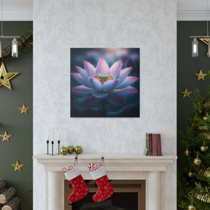 Pink Lotus Canvas – Premium Cotton Wall Art - Dipaliz - Prints