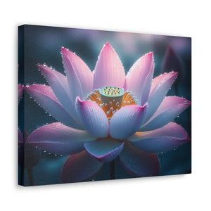 Pink Lotus Canvas – Premium Cotton Wall Art - Dipaliz - Prints