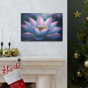 Pink Lotus Canvas – Premium Cotton Wall Art - Dipaliz - Prints
