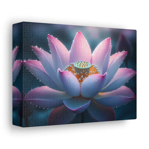 Pink Lotus Canvas – Premium Cotton Wall Art - Dipaliz - Prints