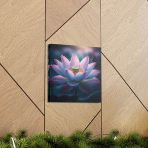 Pink Lotus Canvas – Premium Cotton Wall Art - Dipaliz - Prints