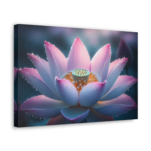 Pink Lotus Canvas – Premium Cotton Wall Art - Dipaliz - Prints