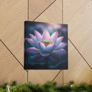 Pink Lotus Canvas – Premium Cotton Wall Art - Dipaliz - Prints