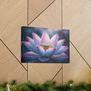 Pink Lotus Canvas – Premium Cotton Wall Art - Dipaliz - Prints