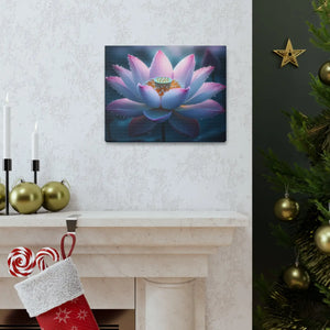Pink Lotus Canvas – Premium Cotton Wall Art - Dipaliz - Prints