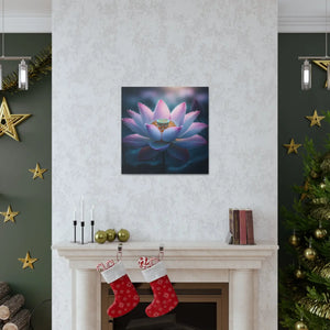 Pink Lotus Canvas – Premium Cotton Wall Art - Dipaliz - Prints