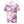 Unisex Floral Pattern Button Shirt - Pink Marble - Dipaliz - Shirts