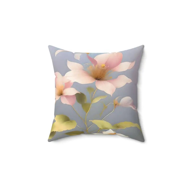 Pink Morning Glory Pillow: your Sofa’s New Best Friend - 14’’ × Home Decor