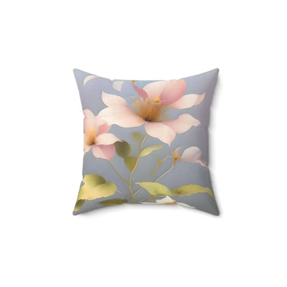 Pink Morning Glory Pillow: your Sofa’s New Best Friend - 14’’ × Home Decor