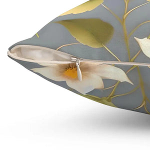 Golden Morning Bliss Spun Polyester Square Pillow - Dipaliz - Throw Pillows