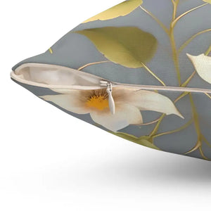 Golden Morning Bliss Spun Polyester Square Pillow - Dipaliz - Throw Pillows