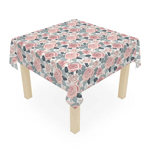Elegant Pink Rose Tablecloth – Stylish One-sided Print - Dipaliz - Tablecloths