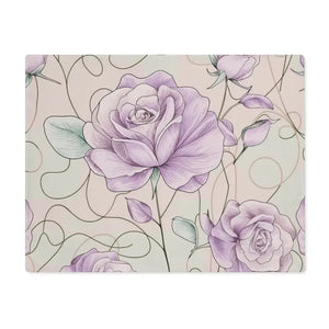 Rose Blossom Cotton Placemat - Vibrant Pink Dining Joy - Dipaliz - 18’’ × 14’’ - Placemats