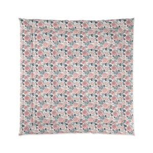Pink Roses Comforter – Transform Chilly Nights - Dipaliz - Quilts & Comforters