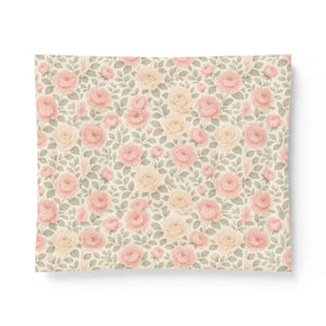 Soft Cotton Comforter - Pink Roses Eco-friendly Gift - Dipaliz - Home Decor