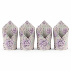 Rose Petal Elegance Cloth Napkins – 100% Polyester - Dipaliz