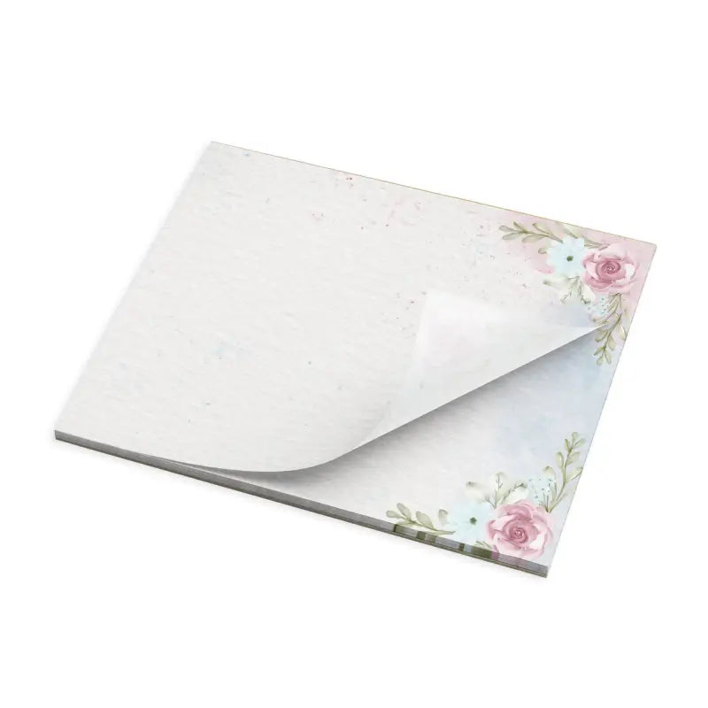 Notepads with Pink Roses: Perfect for Lists & Plans!