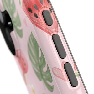 Pink Watermelon Pattern Phone Case, Impact‑resistant Magnetic Protective Cover - Mobile Cases