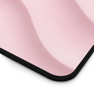 Pastel Pink Wave Desk Mat - Neoprene Office Gift - Dipaliz - Mouse Pads
