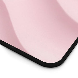 Pastel Pink Wave Desk Mat - Neoprene Office Gift - Dipaliz - Mouse Pads