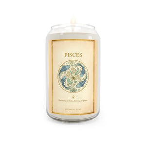 Pisces Scented Soy Candle – 13.75oz Glass - Dipaliz - Candles