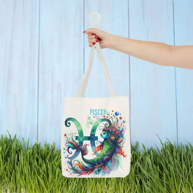 Pisces Zodiac Aop Tote Bag - your Stylish Everyday Companion - 13’’ × / White Bags