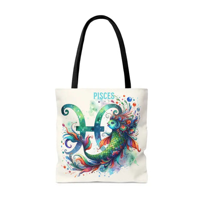 Dive Into Pisces Vibes with this Starry-eyed Aop Tote Bag - Bags